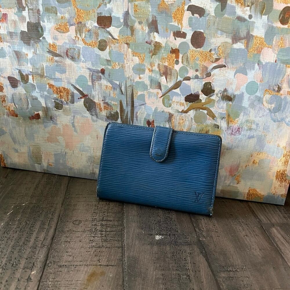 Louis Vuitton Porte Monnaie Viennois Bifold Wallet Epi Leather Preloved - Picture 2 of 16
